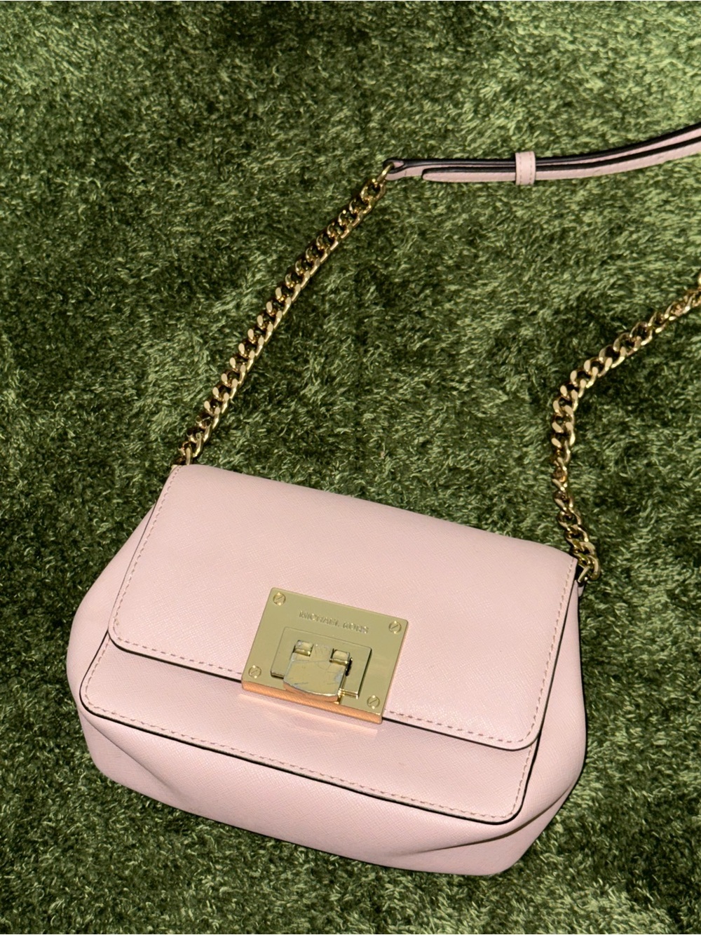Michael Kors Pink Leather Crossbody Bag